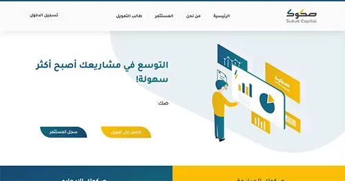 من أعمال زيرو ون — موقع SUKUK